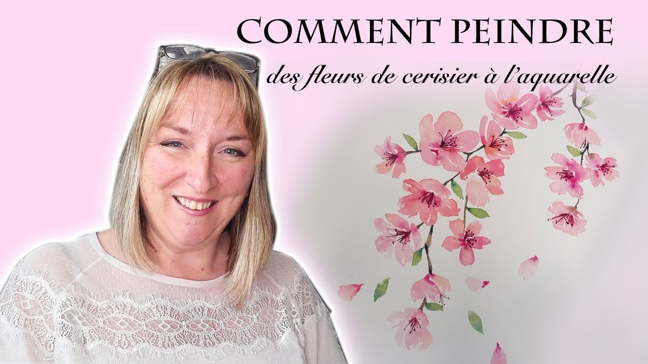 Comment peindre des fleurs de cerisier à l’aquarelle