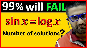 Find Number of Solutions of Sinx = Log x, using graphs by Aman sir [Bhannat Maths] #jeemaths