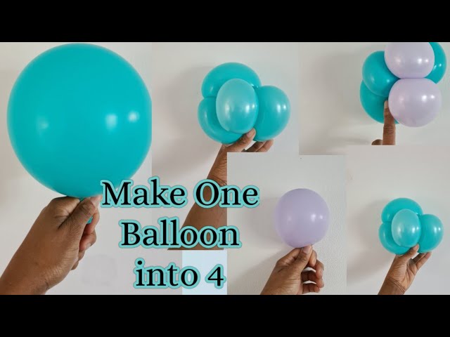 How To Stick Balloons on wall / how to stick balloons on ceiling / 3 ways  to stick balloon on wall. 