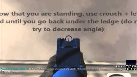 CoD4 Crouch Elevator Tutorial