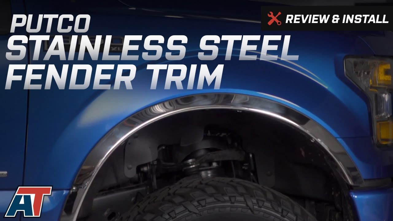 20152017 F150 Putco Stainless Steel Fender Trim Review & Install YouTube