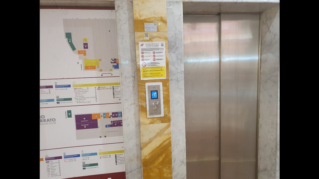 1990's Sabiem (Reb. 2017 Schindler) MRL Tr. Elevator@Firenze SMN Railway Station, Florence, Italy