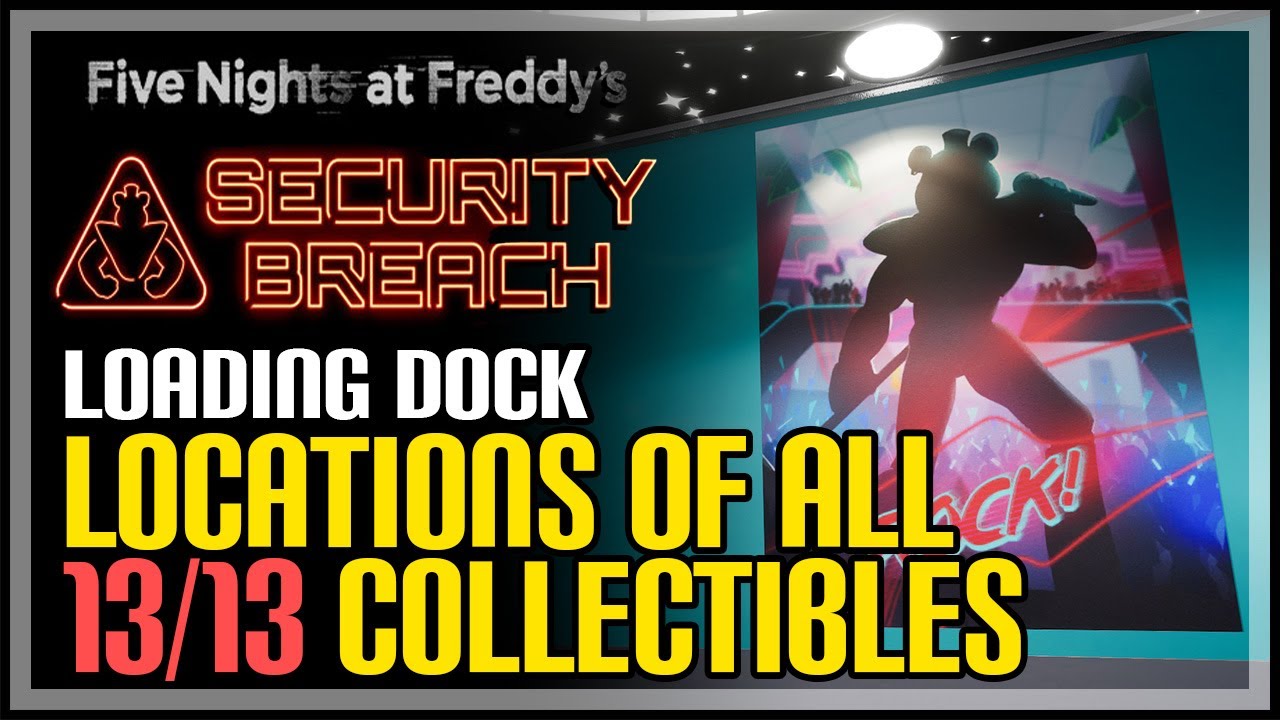 FNAF SECURITY BREACH Old Poster Fredbear Digital (Download Now) 