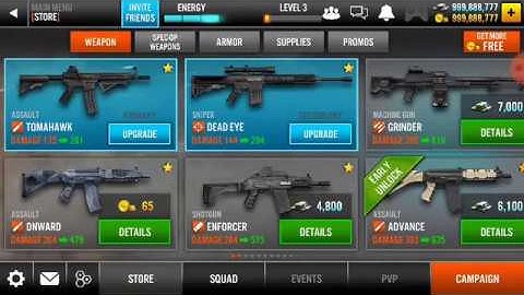 FRONTLINE COMMANDO 2 HACK GOLD AND MONEY - BUY AND MAX UPGRADE ALL WEAPON WORK 100%