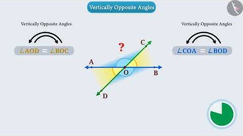 Vertically opposite angles | Part 1/1 | English | Class 7