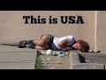 Sad life of homeless people in america