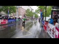 L'arrivée au sprint du Marathon sous la pluie