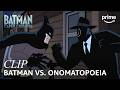 Batman Takes On Onomatopoeia | Batman: Caped Crusader | Clip | Prime Video