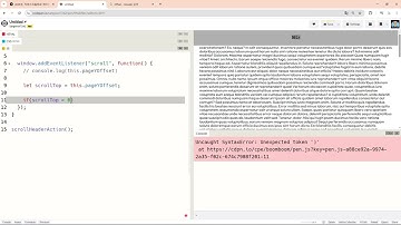 25 11 10, JavaScript & JQuery 기초, 스크롤 이벤트 기초, 1강, 헤더에 스크롤 이벤트 부여