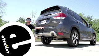 etrailer | How to Install: Curt Trailer Hitch Receiver on your 2021 Subaru Forester