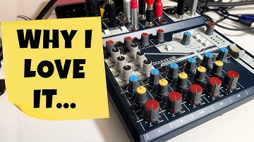 Soundcraft Notepad 8 Channel Audio Mixer-High Quality Sound!