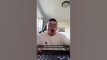 Getting accepted into duke live reaction #viral