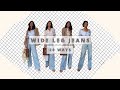 How to Style Wide Leg Jeans for Spring 2022 | 20 Ways to Wear Wide Leg Jeans