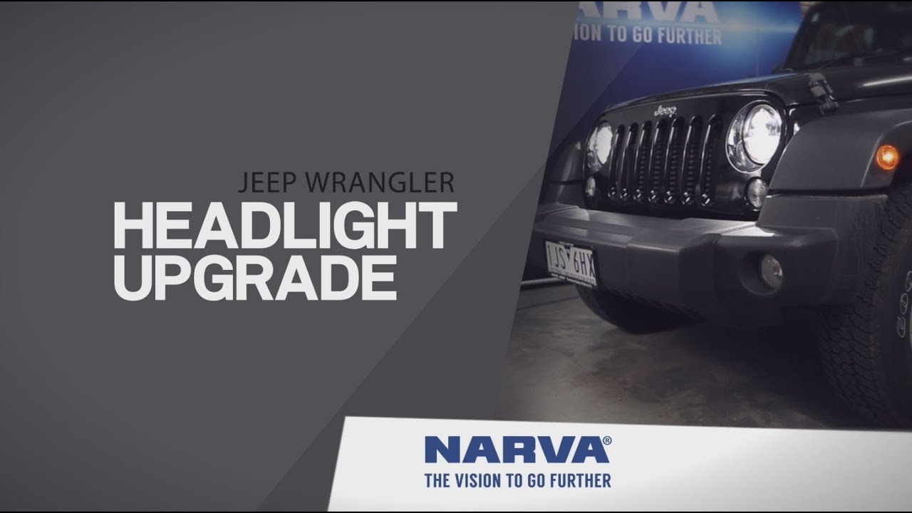 How to Install L.E.D Headlamp Inserts on a Jeep Wrangler