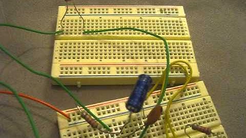 First Astable 555 Timer Variable Resistance Input Test
