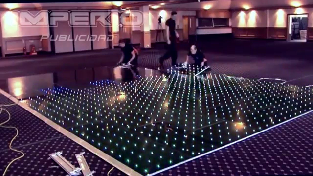 PISTA DE BAILE PIXEL LED YouTube