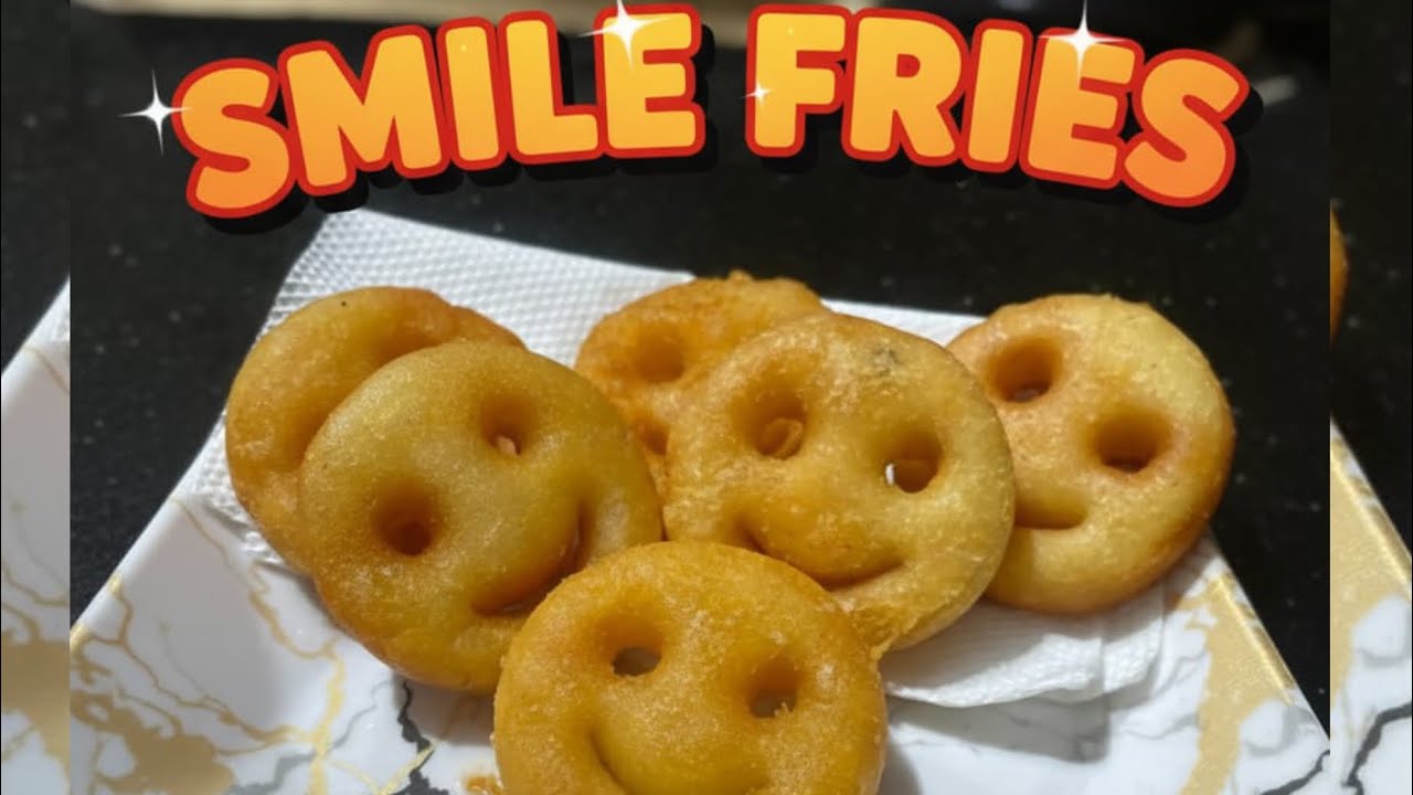 Crispy smiley Fries in 5 Minutes | Ready to Eat snack 