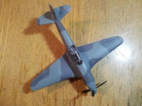 Сборка Як-3 Звезда 1:48 - шаг 2. Базовая покраска, камуфляж, фильтр