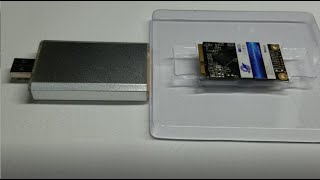 mSATA MINI PCI-e SSD→USB3.0変換アダプタ取り付け作業