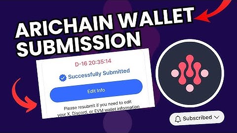 How to submit your Arichain wallet | Submit EVM to be eligible for Arichain Airdrop | Wallet update