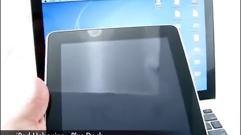 iPad Unboxing (original 2010) - Plus iPad Dock