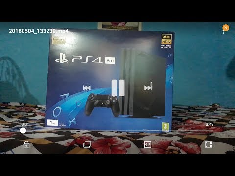 SONY PS4 PRO 1 TB jet black unboxing in hindi ( india )