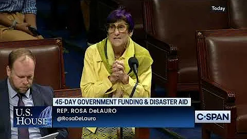 Congresswoman Rosa DeLauro Remarks on the Need for a Bipartisan Funding Agreement