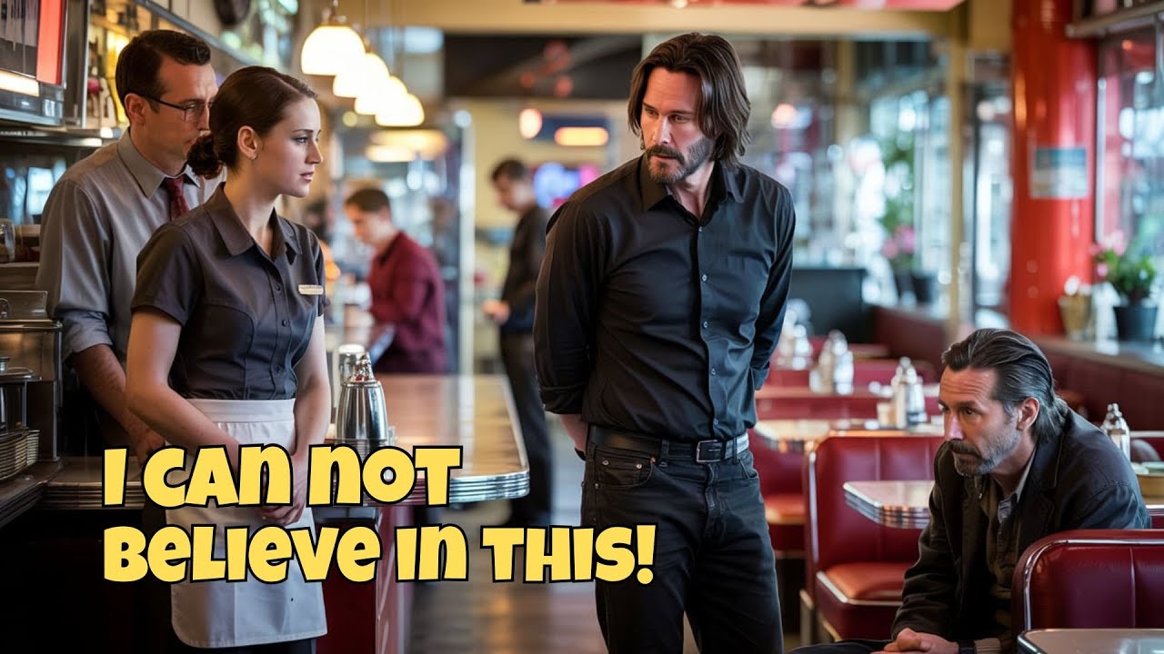 Keanu Reeves Sees a Waitress Whispering to a Homeless Man His Next Move ...