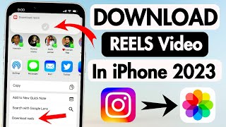 Save Instagram Reels Videos in Gallery iPhone | How to Download Reels From Instagram on iPhone 2023 screenshot 4