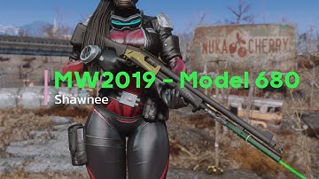 Fallout 4 MW2019 - Model 680 Pump Action Shotgun Mod