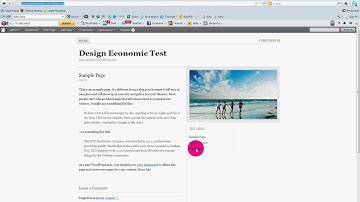 Simple Sidebar Navigation Wordpress Tutorial