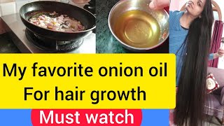How I Make My Homemade Onion Oil and Store for Months