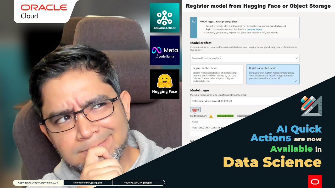 AI Quick Action ⚡ Data Science: Importing models from Hugging Face ...