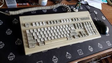 Dell AT101 Keyboard Typing Demo [Alps SKCM Salmon, Alps Electric Dyesubs]