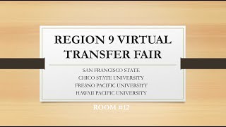 Fall 2021 IE Transfer Fair