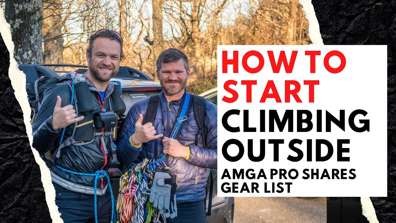 ⁣How to Start Outdoor Climbing | Sport Climbing Gear Kit