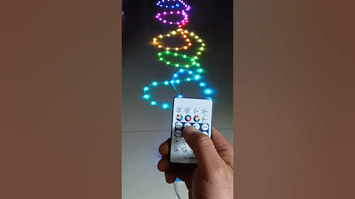 Remotely Control Led Fairy String Lights | Fairy String Lights #shorts