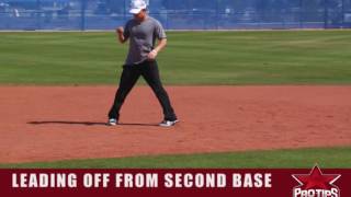 Base Running Tips: How To Lead-Off from Second Base with Chris Getz