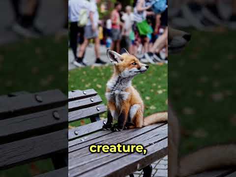 Baby Fox Always Comes To The Park For Attention!❤️🦊