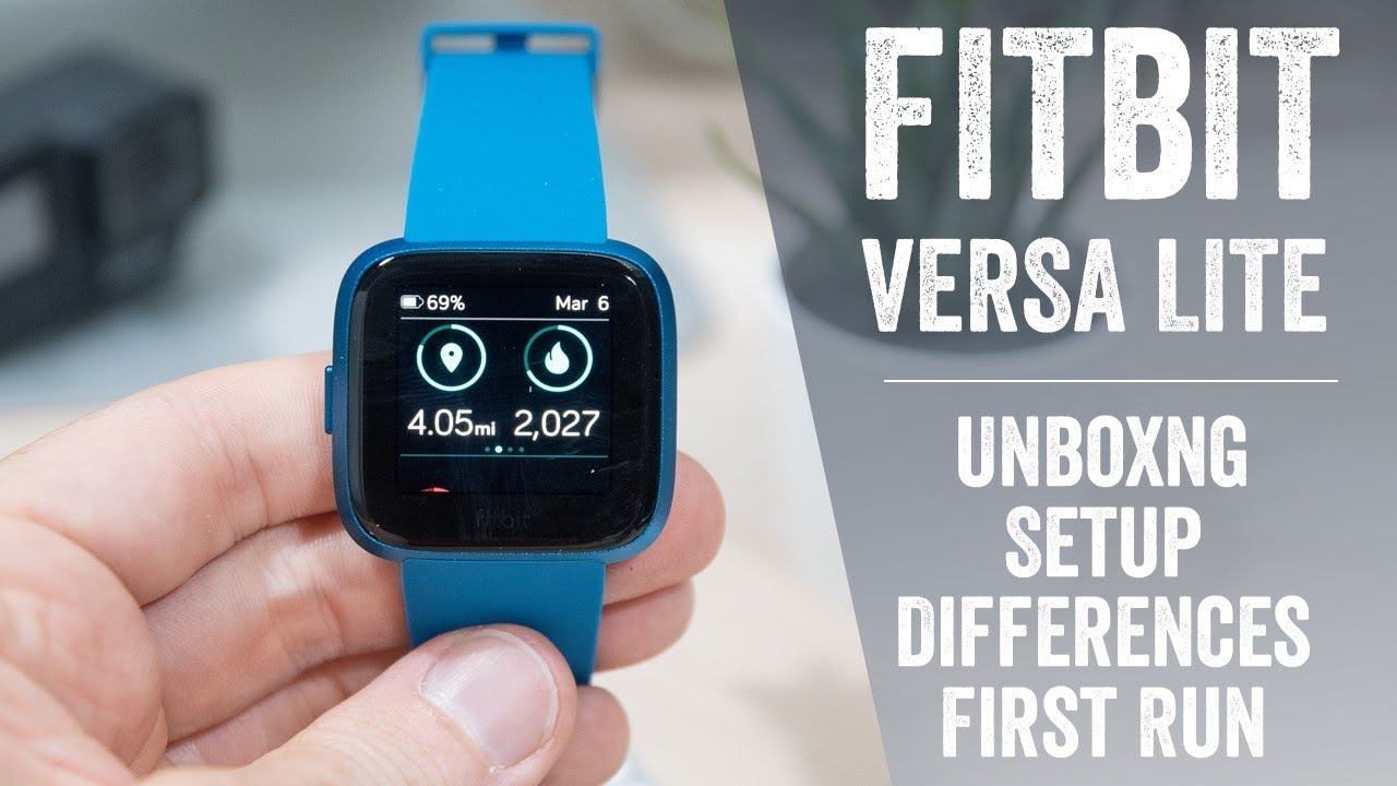 Fitbit Versa Lite: Unboxing, Tech Specs 