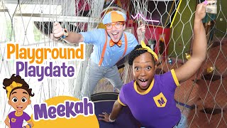 blippi meekahs playground playdate educational videos for kids blippi and meekah kids tv