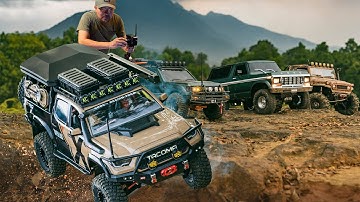 Rc Cars vs Rc Crawler, Toyota Tacoma, Lc80, Fj45, Ford Bronco | Off Road 4x4