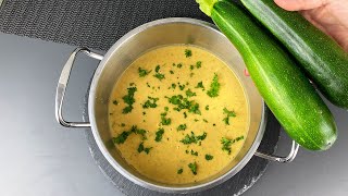 This zucchini soup is like a treat for my stomach! The most delicious zucchini soup in the world!