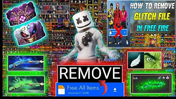 How To delete glitch file Without delete expansion pack | How to remove Glitch file in free fire