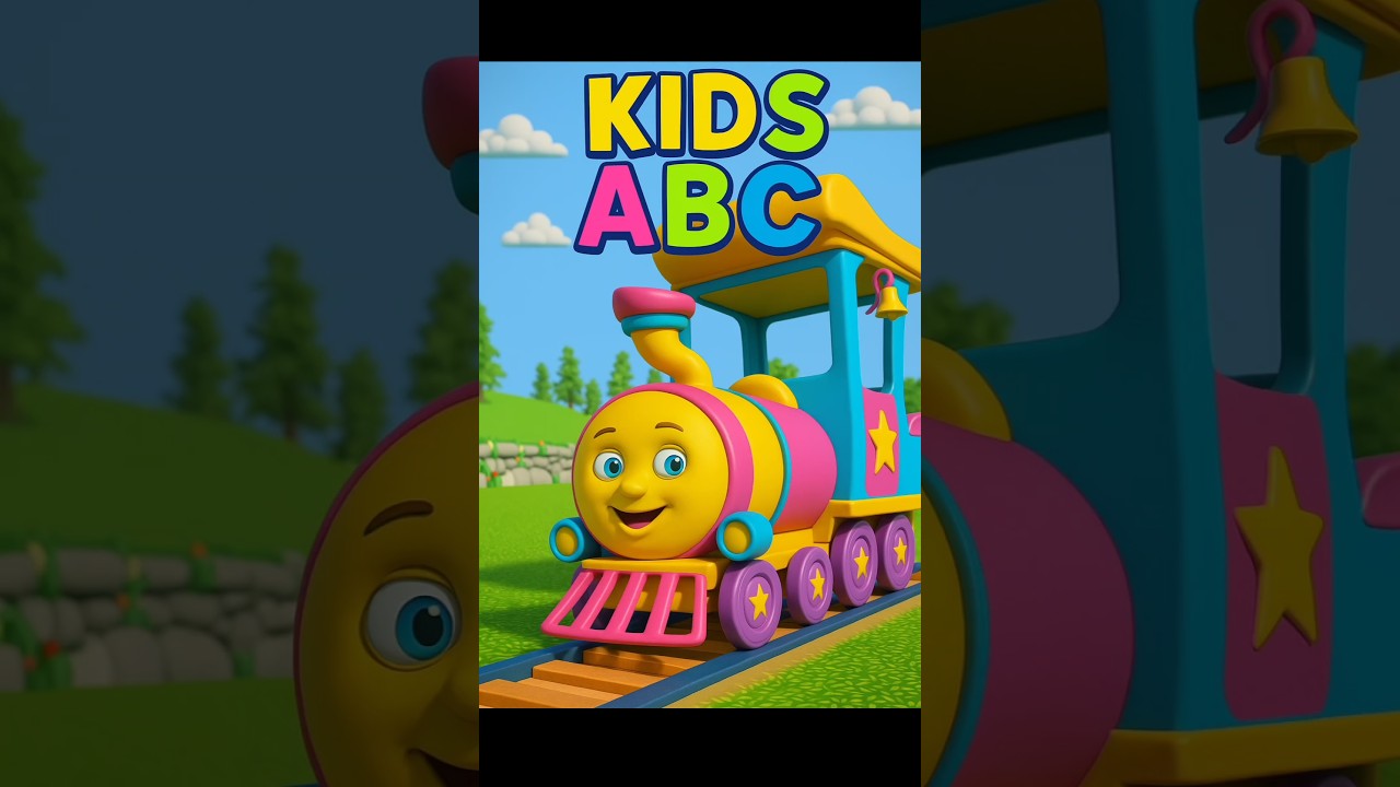 ABC Ryme ! Learn the Alphabet with a Smiling Train 🚂 | 