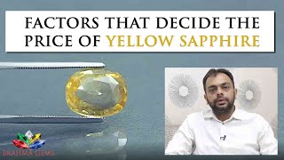 Factors that decide price of Natural Yellow Sapphire (Pukhraj) Gemstone || Brahma Gems