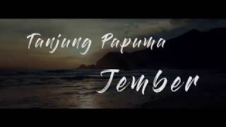 Pantai Tanjung Papuma - Jember @2018 drone view