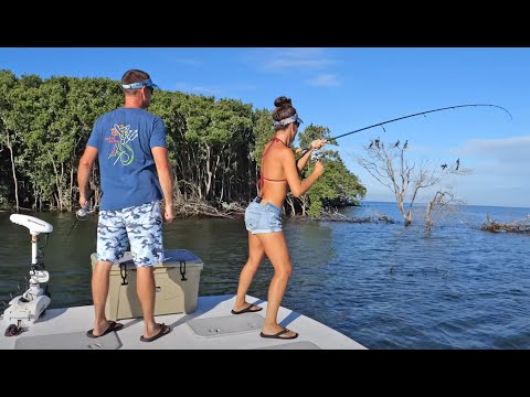 Crystal River SNOOK and REDFISH - Livin the Dream @FishingwithLuiza