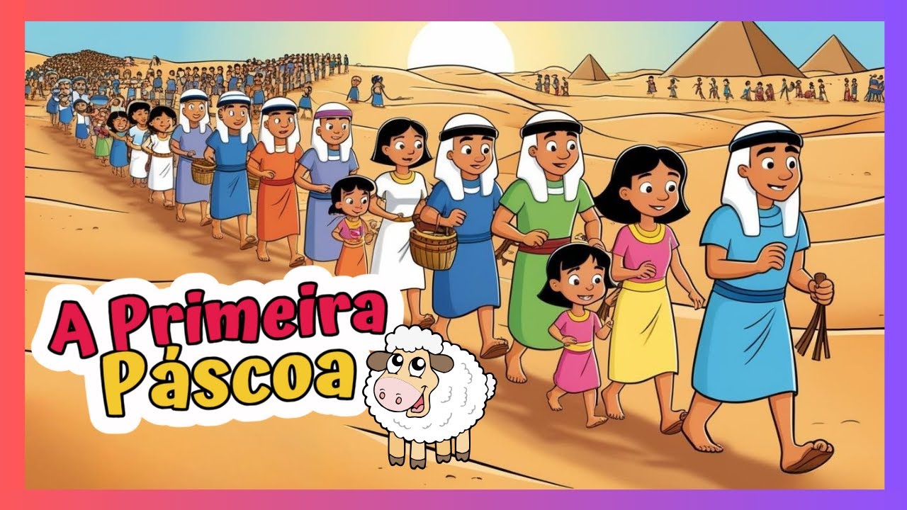 🐑 Historinha da Primeira Páscoa – Quando Deus Libertou o Seu Povo e ...