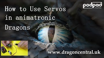 How to use Servos in animatronic dragons, coding with pololu maestro : Short Version